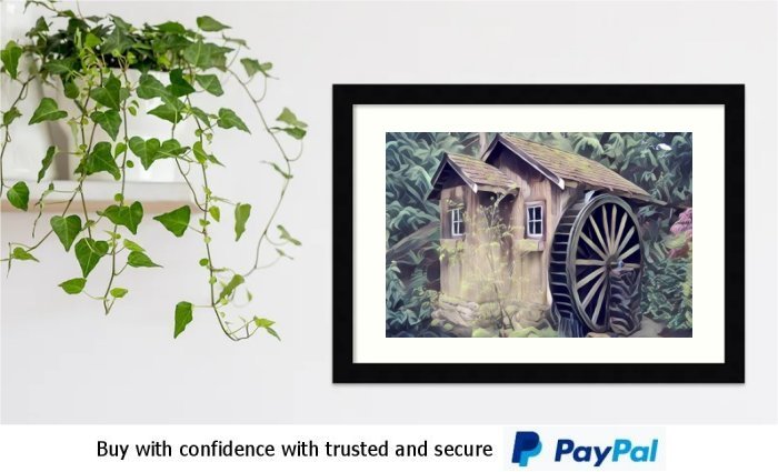 Framed Watermill Art prints